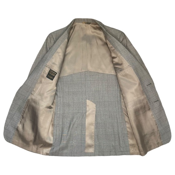 Palm Beach Windowpane Blazer Mens 40R Sport Coat Vintage - Picture 2 of 8